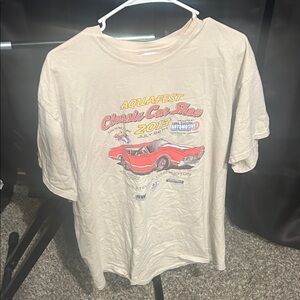 XL Aquafest Classic Car Show Beige T-Shirt